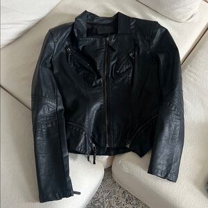 Blank NYC Black Leather Jacket
